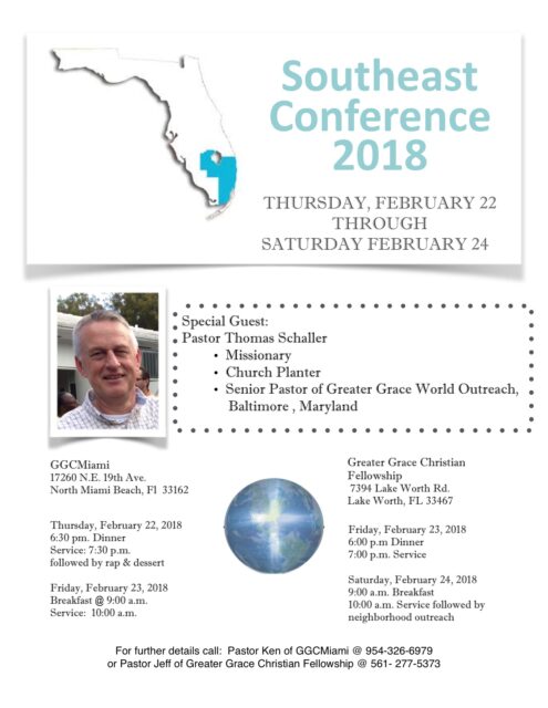 Southeast Conference 2018 event flyer.